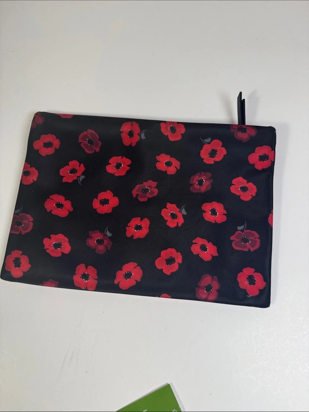 Kate Spade Wilson Road Mini Poppy Large‎ Drewe Bag Clutch Pouch